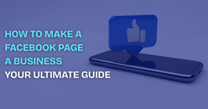 how to make facebook page a business